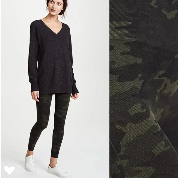 Spanx Seamless Green Camo Leggings size‎ Medium - Picture 4 of 7